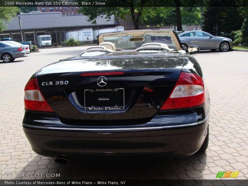 Black / Stone 2006 Mercedes-Benz CLK 350 Cabriolet