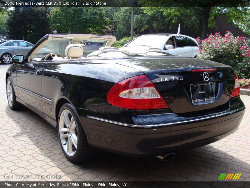 Black / Stone 2006 Mercedes-Benz CLK 350 Cabriolet