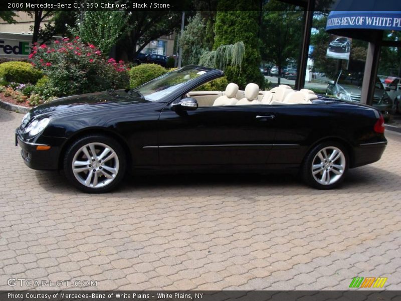Black / Stone 2006 Mercedes-Benz CLK 350 Cabriolet