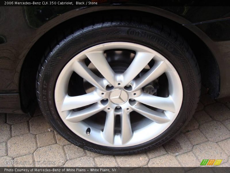 Black / Stone 2006 Mercedes-Benz CLK 350 Cabriolet
