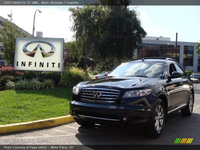 Black Obsidian / Graphite 2007 Infiniti FX 35 AWD