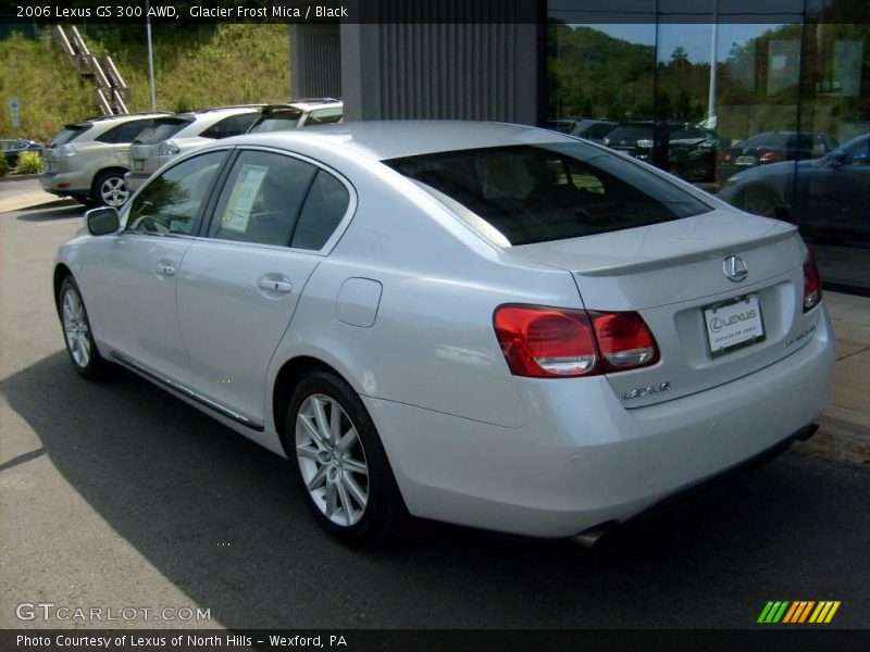 Glacier Frost Mica / Black 2006 Lexus GS 300 AWD