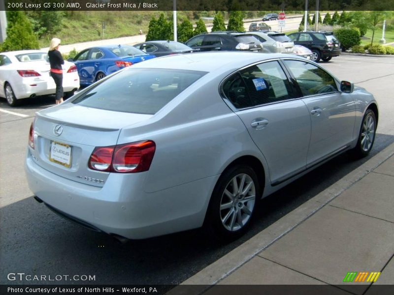 Glacier Frost Mica / Black 2006 Lexus GS 300 AWD
