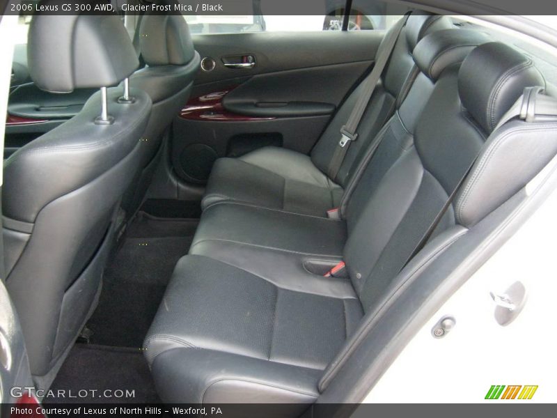 Glacier Frost Mica / Black 2006 Lexus GS 300 AWD
