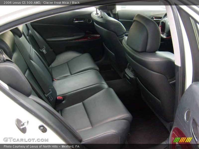 Glacier Frost Mica / Black 2006 Lexus GS 300 AWD