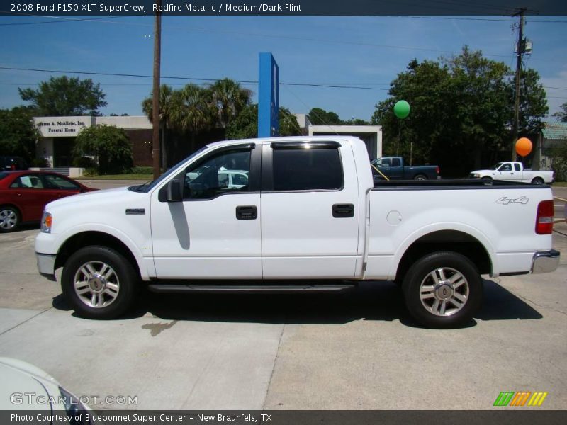 Redfire Metallic / Medium/Dark Flint 2008 Ford F150 XLT SuperCrew
