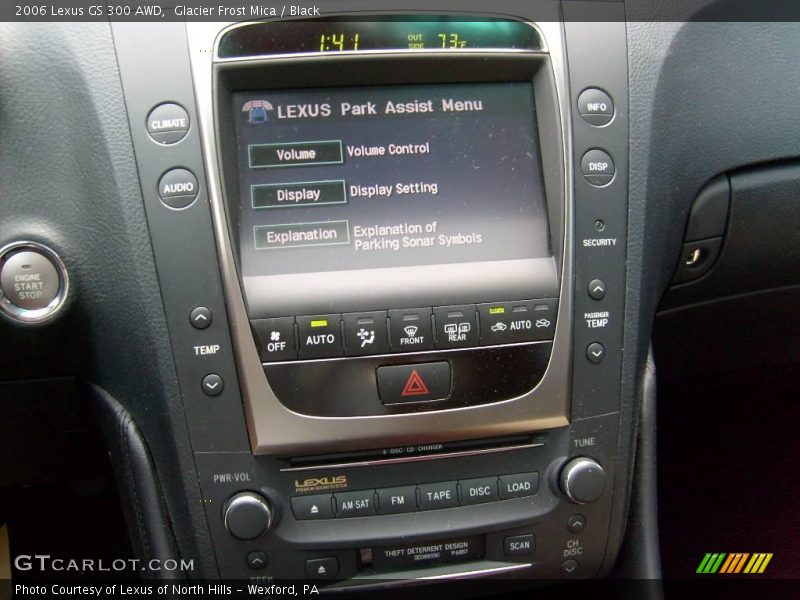 Glacier Frost Mica / Black 2006 Lexus GS 300 AWD