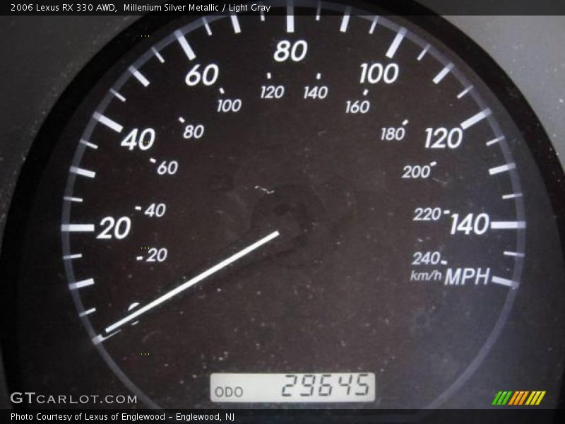Millenium Silver Metallic / Light Gray 2006 Lexus RX 330 AWD