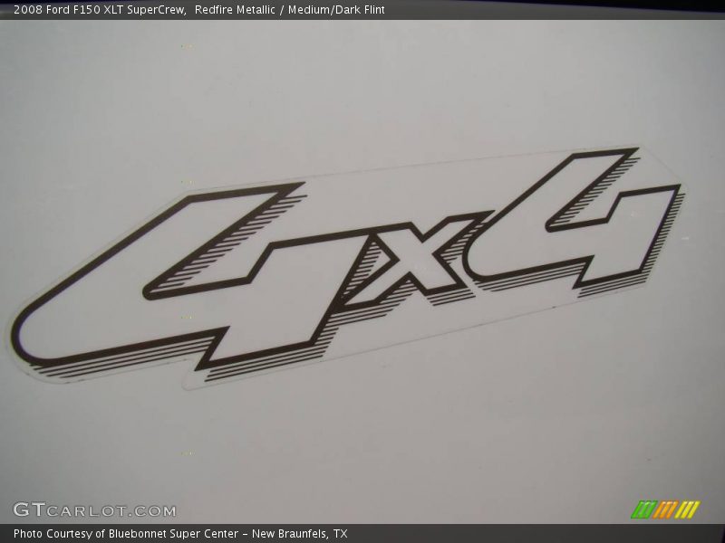 Redfire Metallic / Medium/Dark Flint 2008 Ford F150 XLT SuperCrew