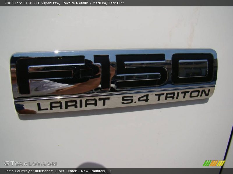 Redfire Metallic / Medium/Dark Flint 2008 Ford F150 XLT SuperCrew