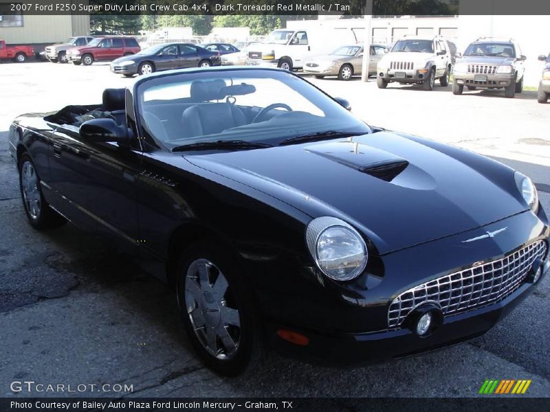 Dark Toreador Red Metallic / Tan 2007 Ford F250 Super Duty Lariat Crew Cab 4x4