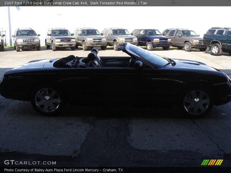 Dark Toreador Red Metallic / Tan 2007 Ford F250 Super Duty Lariat Crew Cab 4x4