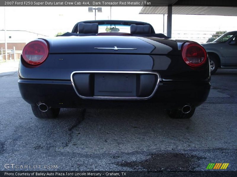 Dark Toreador Red Metallic / Tan 2007 Ford F250 Super Duty Lariat Crew Cab 4x4