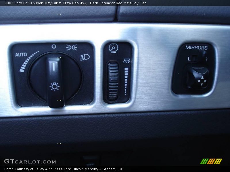 Dark Toreador Red Metallic / Tan 2007 Ford F250 Super Duty Lariat Crew Cab 4x4