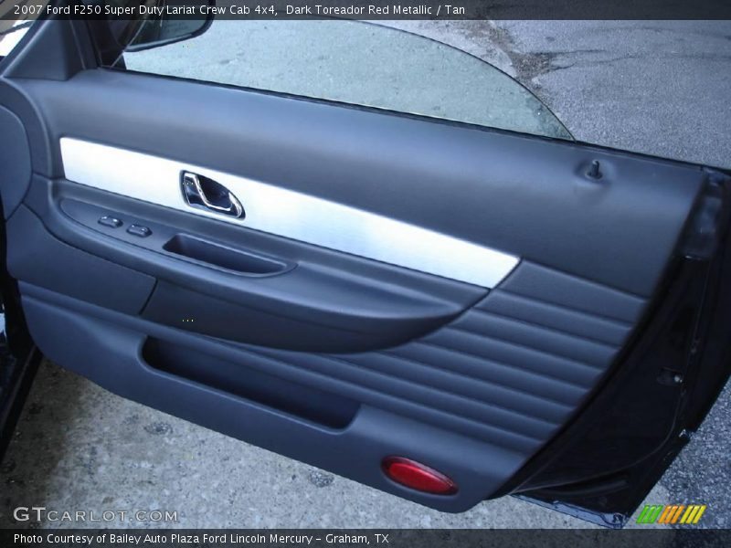 Dark Toreador Red Metallic / Tan 2007 Ford F250 Super Duty Lariat Crew Cab 4x4