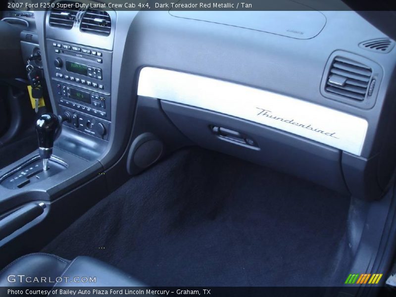 Dark Toreador Red Metallic / Tan 2007 Ford F250 Super Duty Lariat Crew Cab 4x4