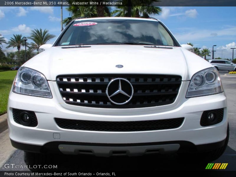 Alabaster White / Macadamia 2006 Mercedes-Benz ML 350 4Matic