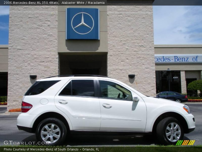 Alabaster White / Macadamia 2006 Mercedes-Benz ML 350 4Matic