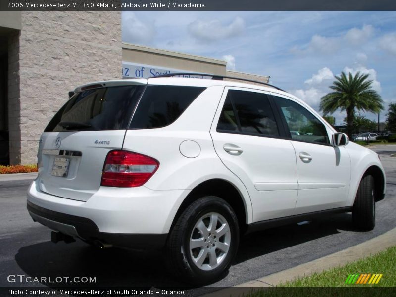Alabaster White / Macadamia 2006 Mercedes-Benz ML 350 4Matic