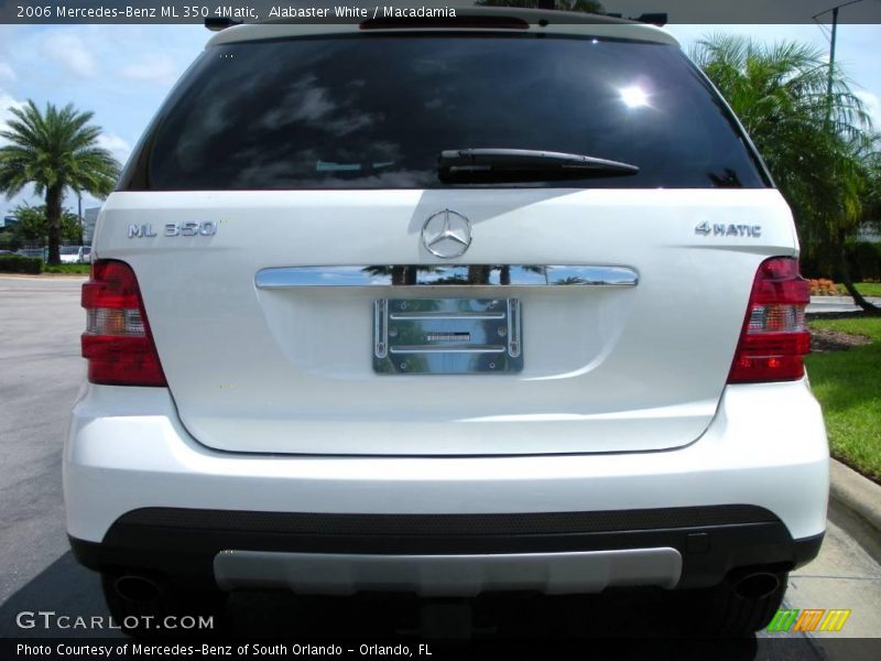 Alabaster White / Macadamia 2006 Mercedes-Benz ML 350 4Matic