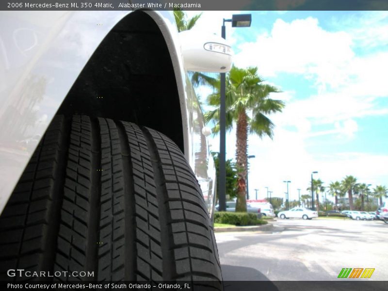 Alabaster White / Macadamia 2006 Mercedes-Benz ML 350 4Matic