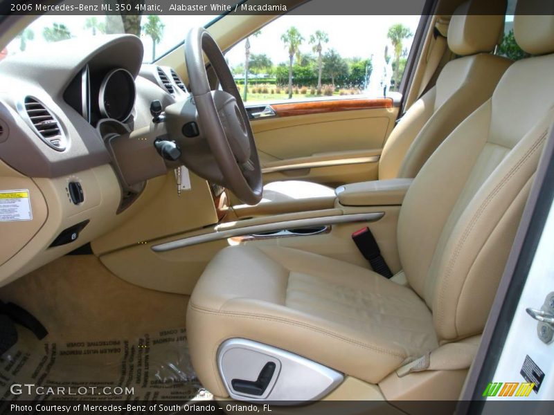 Alabaster White / Macadamia 2006 Mercedes-Benz ML 350 4Matic