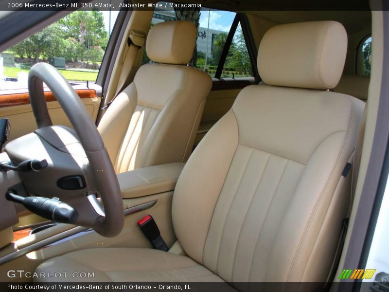 Alabaster White / Macadamia 2006 Mercedes-Benz ML 350 4Matic