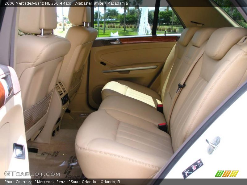Alabaster White / Macadamia 2006 Mercedes-Benz ML 350 4Matic