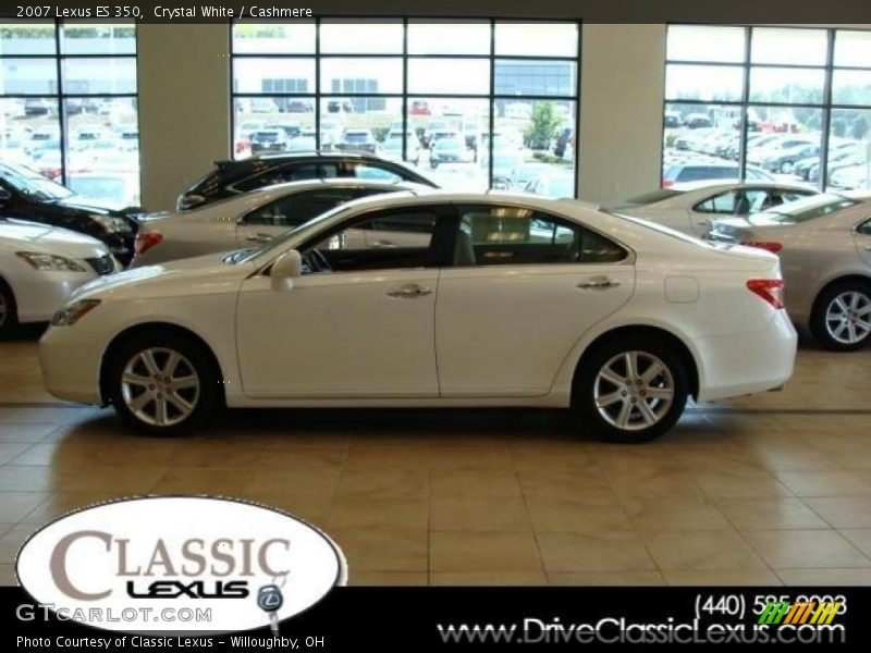 Crystal White / Cashmere 2007 Lexus ES 350