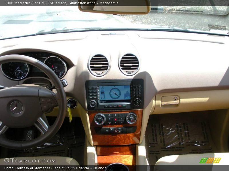 Alabaster White / Macadamia 2006 Mercedes-Benz ML 350 4Matic