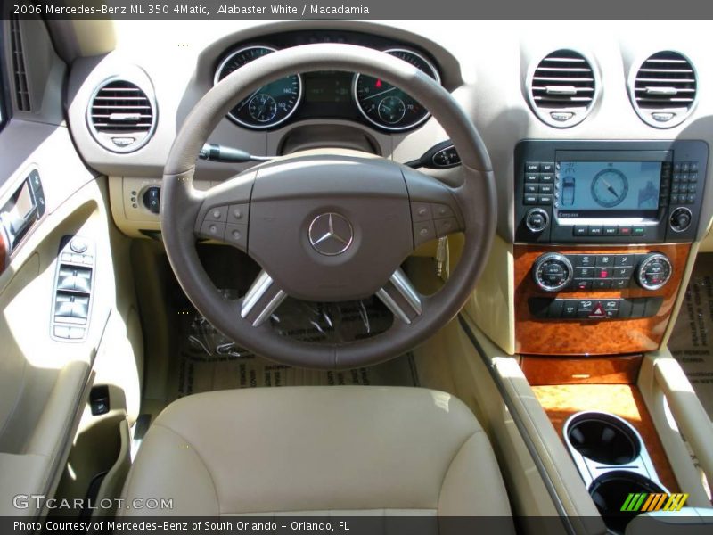 Alabaster White / Macadamia 2006 Mercedes-Benz ML 350 4Matic