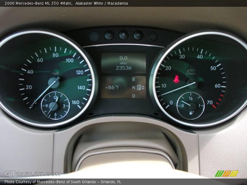 Alabaster White / Macadamia 2006 Mercedes-Benz ML 350 4Matic
