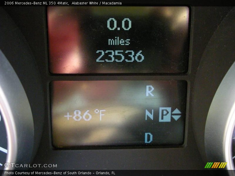 Alabaster White / Macadamia 2006 Mercedes-Benz ML 350 4Matic