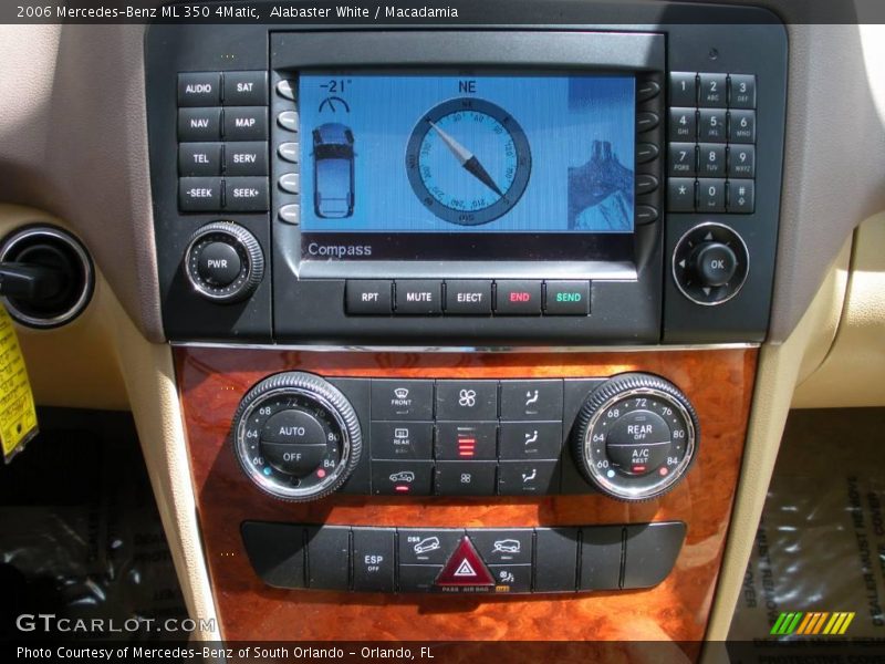 Alabaster White / Macadamia 2006 Mercedes-Benz ML 350 4Matic