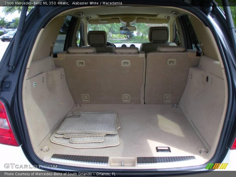 Alabaster White / Macadamia 2006 Mercedes-Benz ML 350 4Matic