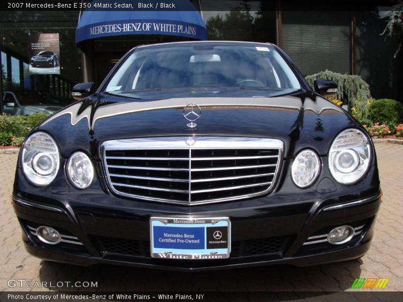 Black / Black 2007 Mercedes-Benz E 350 4Matic Sedan