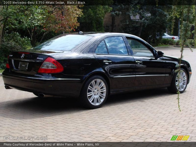 Black / Black 2007 Mercedes-Benz E 350 4Matic Sedan