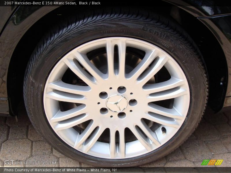 Black / Black 2007 Mercedes-Benz E 350 4Matic Sedan