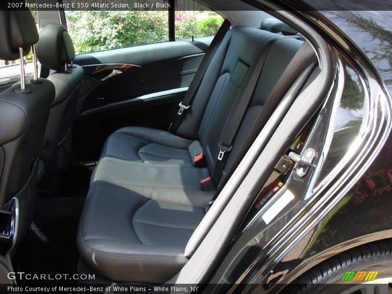 Black / Black 2007 Mercedes-Benz E 350 4Matic Sedan