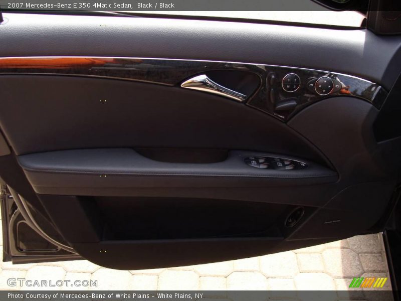 Black / Black 2007 Mercedes-Benz E 350 4Matic Sedan
