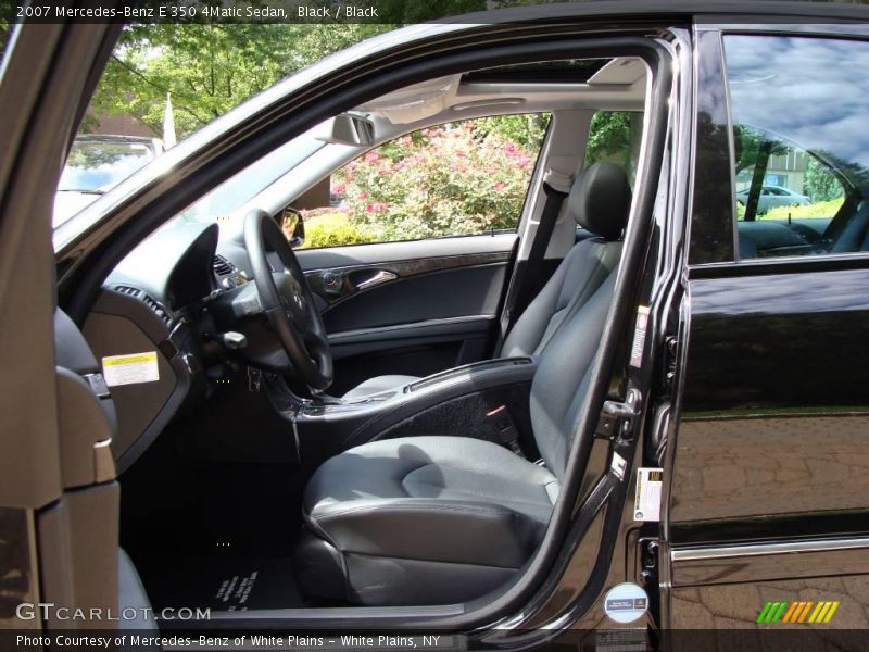 Black / Black 2007 Mercedes-Benz E 350 4Matic Sedan