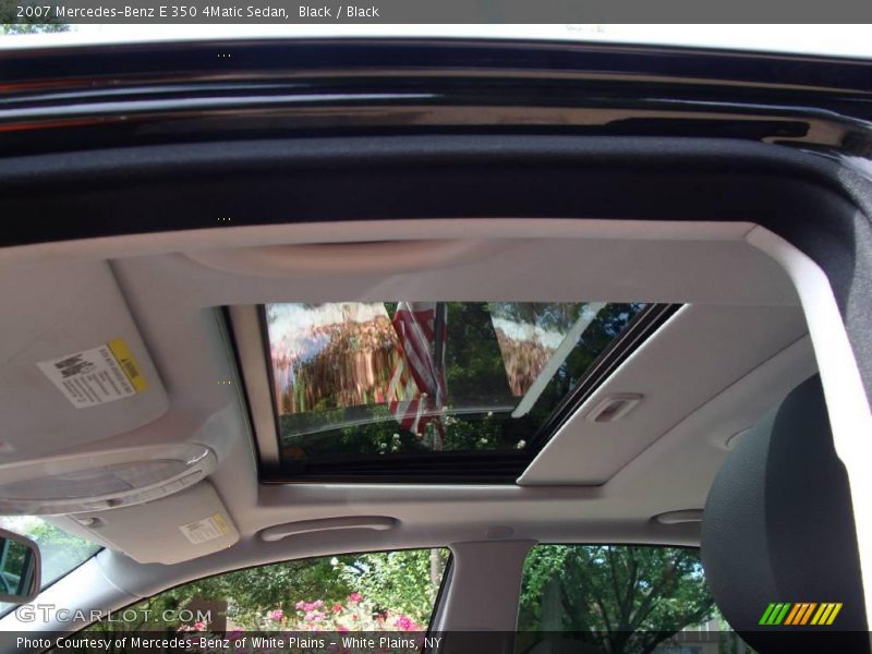 Black / Black 2007 Mercedes-Benz E 350 4Matic Sedan