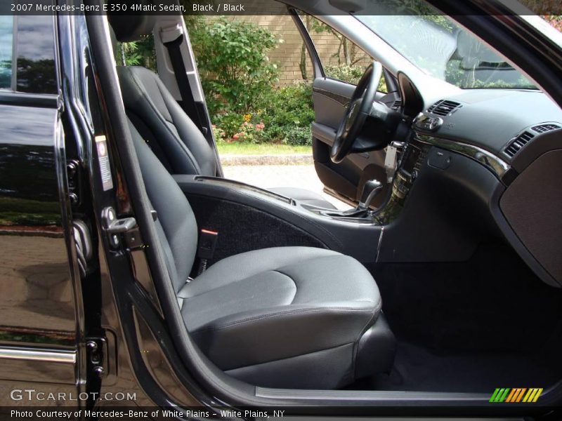 Black / Black 2007 Mercedes-Benz E 350 4Matic Sedan