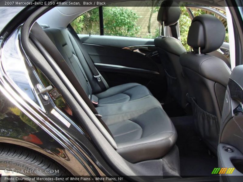 Black / Black 2007 Mercedes-Benz E 350 4Matic Sedan