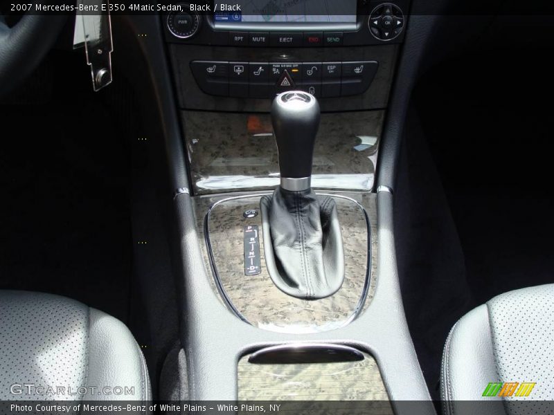 Black / Black 2007 Mercedes-Benz E 350 4Matic Sedan