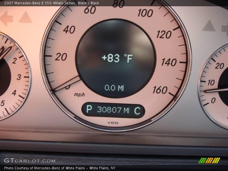 Black / Black 2007 Mercedes-Benz E 350 4Matic Sedan
