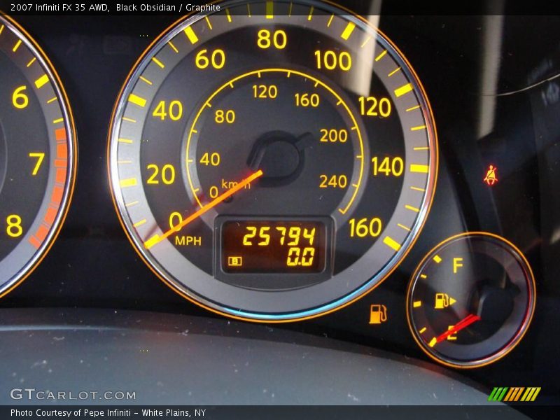 Black Obsidian / Graphite 2007 Infiniti FX 35 AWD