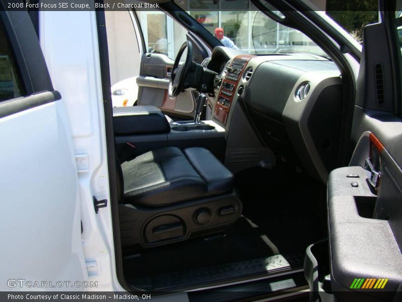 Black / Charcoal Black 2008 Ford Focus SES Coupe