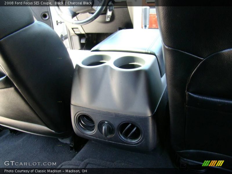 Black / Charcoal Black 2008 Ford Focus SES Coupe