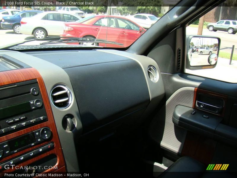 Black / Charcoal Black 2008 Ford Focus SES Coupe